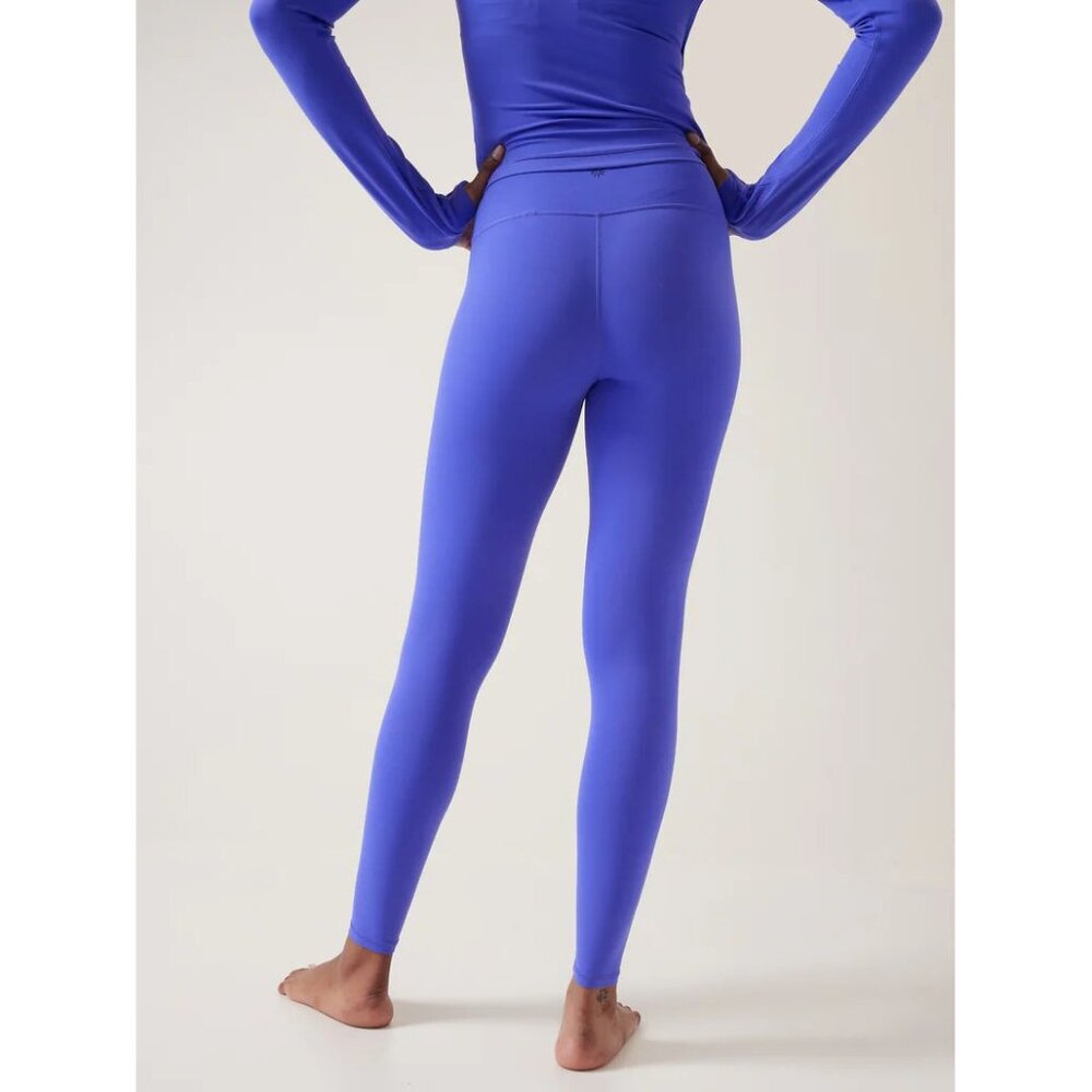 ATHLETA Transcend Tight Vibrant Blue/Purple Athletic Leggings Size Medium - Picture 3 of 10